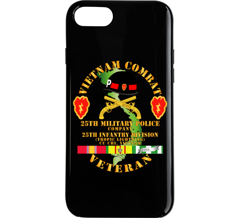 Army - Vietnam Combat Veteran W 25th Military Police Co W 25th Id Phone Case