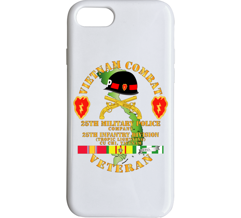 Army - Vietnam Combat Veteran W 25th Military Police Co W 25th Id Phone Case