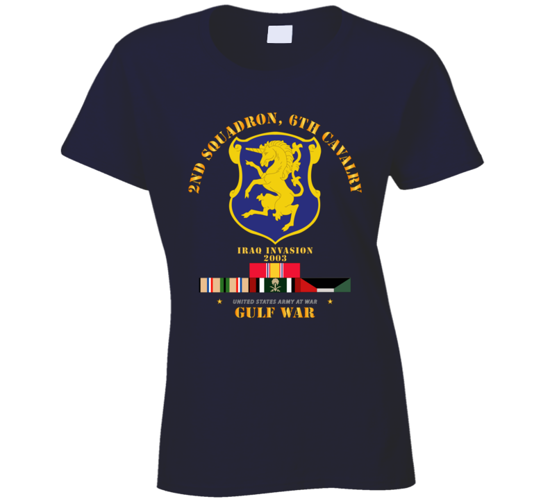 Army - 2nd Sqdrn - 6th Cav Gulf War W Svc Ladies
