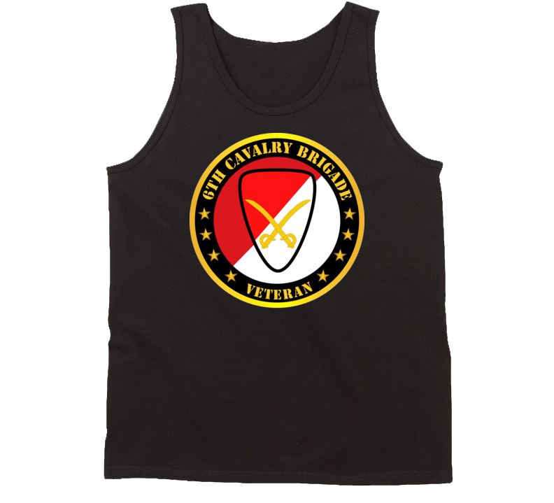 Army - 6th Cavalry Brigade Veteran Tanktop