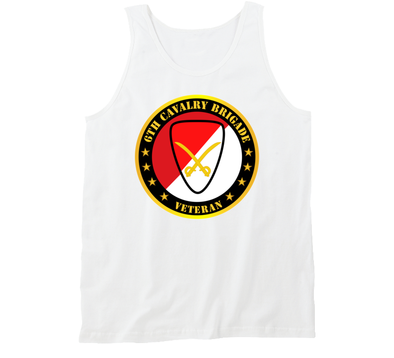 Army - 6th Cavalry Brigade Veteran Tanktop