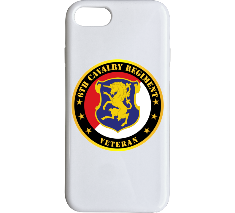 Army - 6th Cavalry Regiment Veteran Phone Case