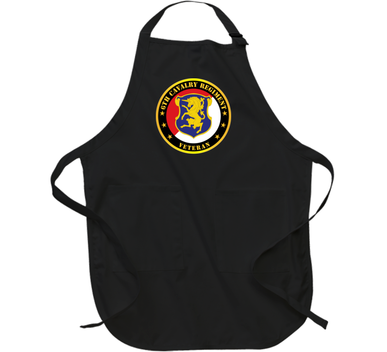 Army - 6th Cavalry Regiment Veteran Apron