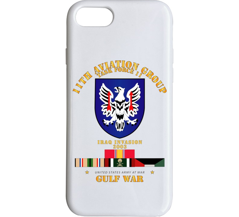 Army - 11th Aviation Group - Tf 11 Gulf War W Svc Phone Case