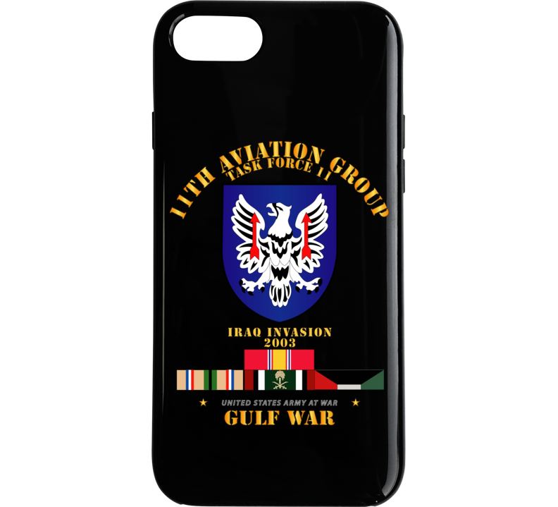 Army - 11th Aviation Group - Tf 11 Gulf War W Svc Phone Case