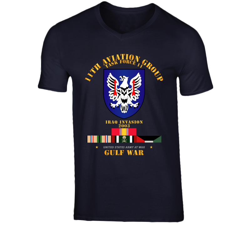 Army - 11th Aviation Group - Tf 11 Gulf War W Svc T Shirt