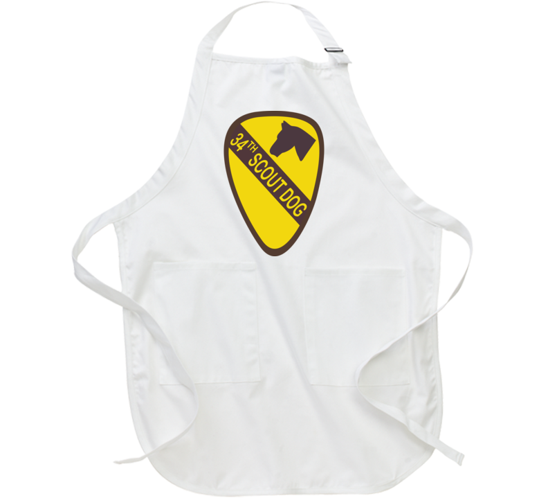 Army - 34th Scout Dog Platoon  Wo Txt Apron