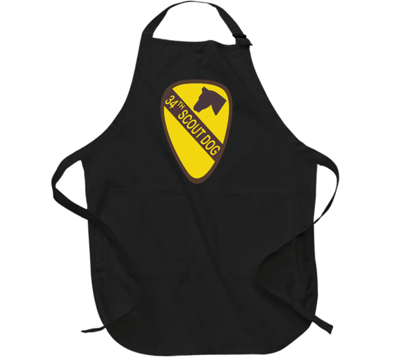 Army - 34th Scout Dog Platoon  Wo Txt Apron