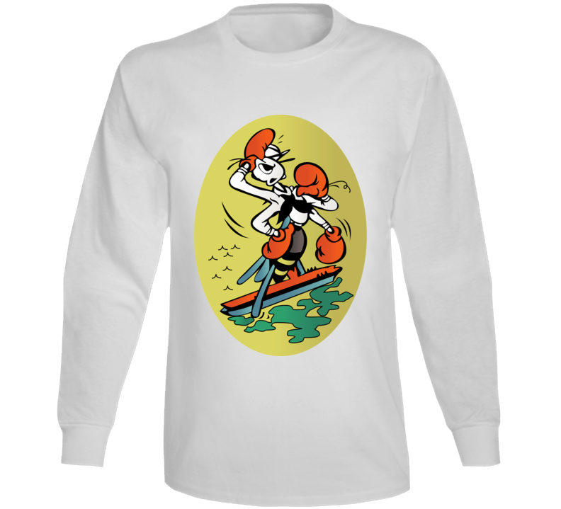 Navy - Uss Wasp (cv 7) Wo Txt Long Sleeve