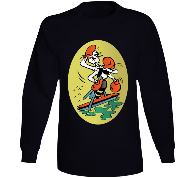 Navy - Uss Wasp (cv 7) Wo Txt Long Sleeve