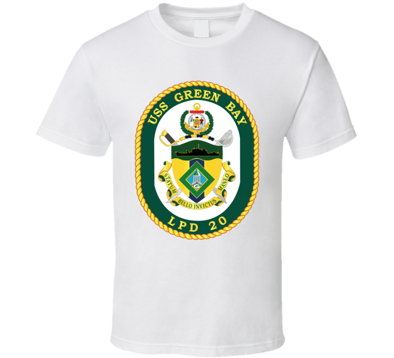 Navy - Uss Green Bay (lpd-20) Wo Txt T Shirt