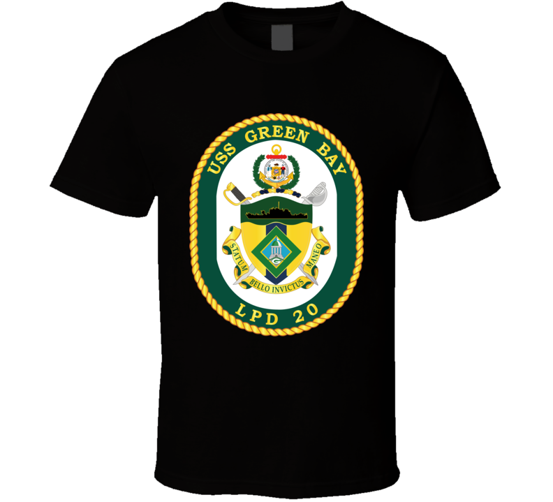 Navy - Uss Green Bay (lpd-20) Wo Txt T Shirt