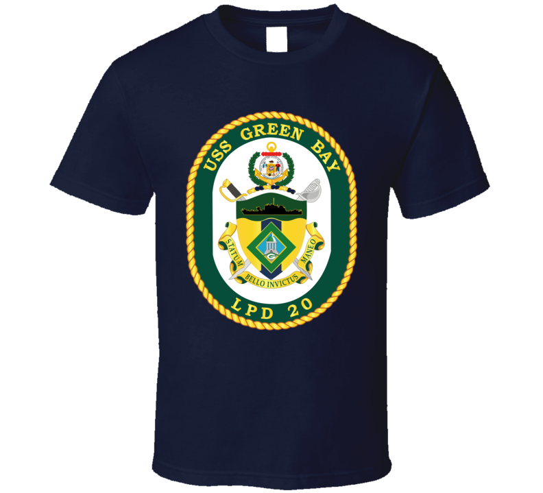 Navy - Uss Green Bay (lpd-20) Wo Txt T Shirt