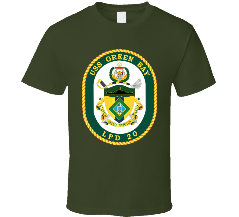 Navy - Uss Green Bay (lpd-20) Wo Txt T Shirt