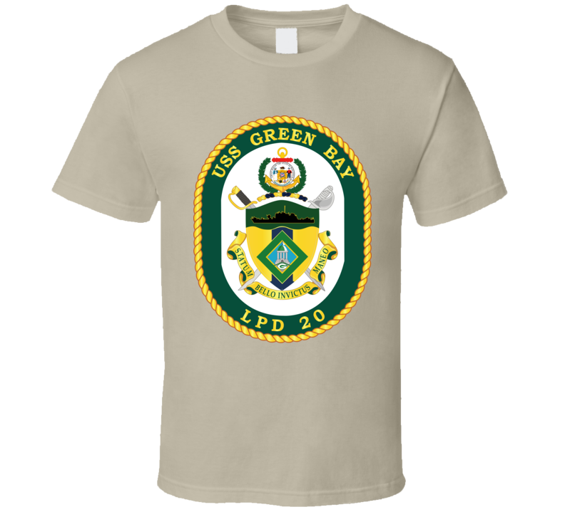 Navy - Uss Green Bay (lpd-20) Wo Txt T Shirt