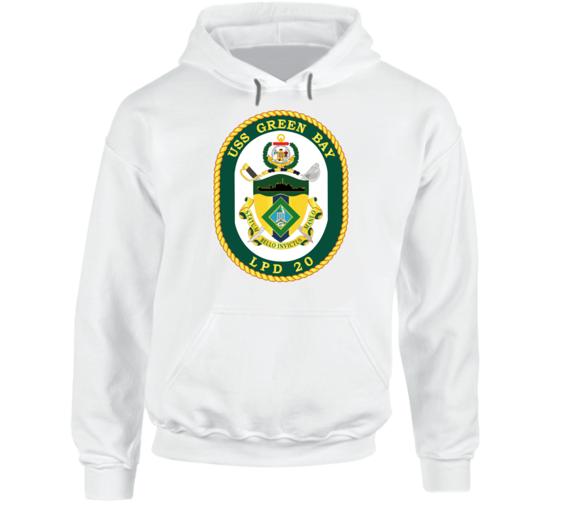 Navy - Uss Green Bay (lpd-20) Wo Txt Hoodie