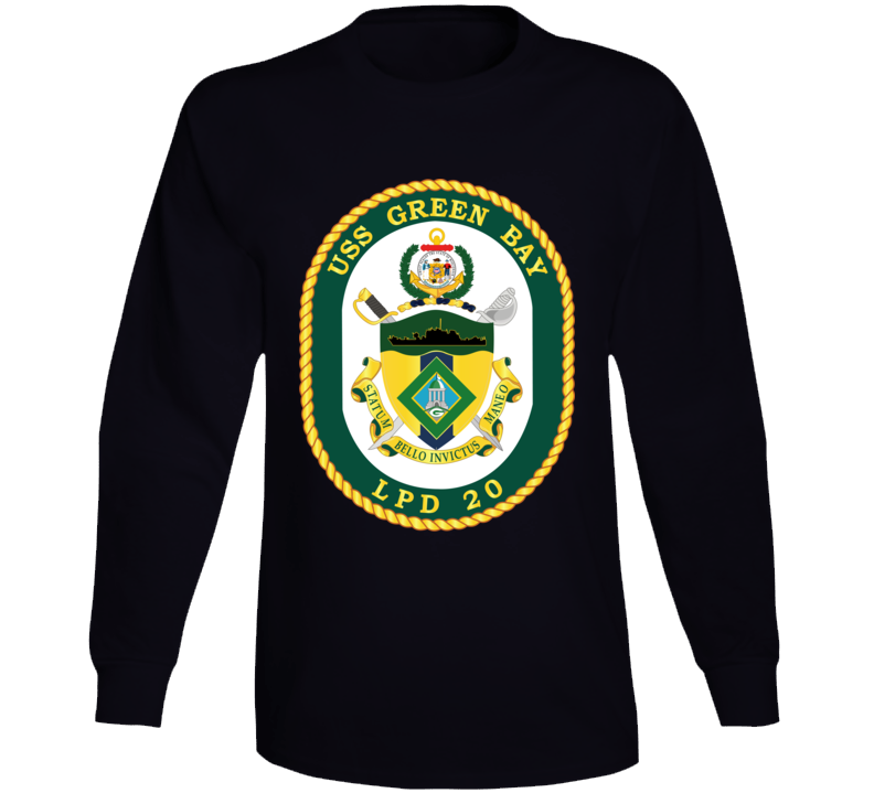Navy - Uss Green Bay (lpd-20) Wo Txt Long Sleeve