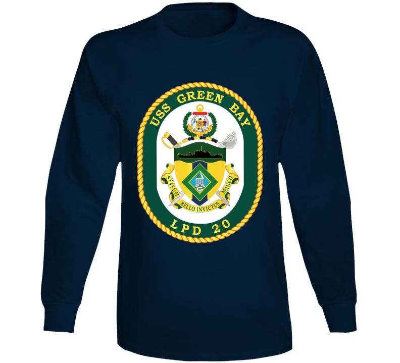 Navy - Uss Green Bay (lpd-20) Wo Txt Long Sleeve