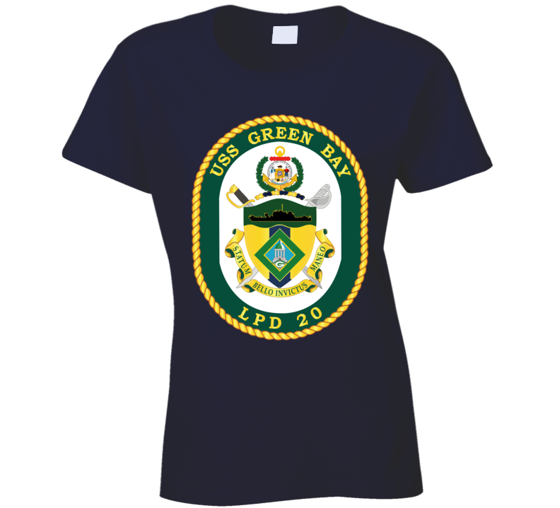Navy - Uss Green Bay (lpd-20) Wo Txt Ladies