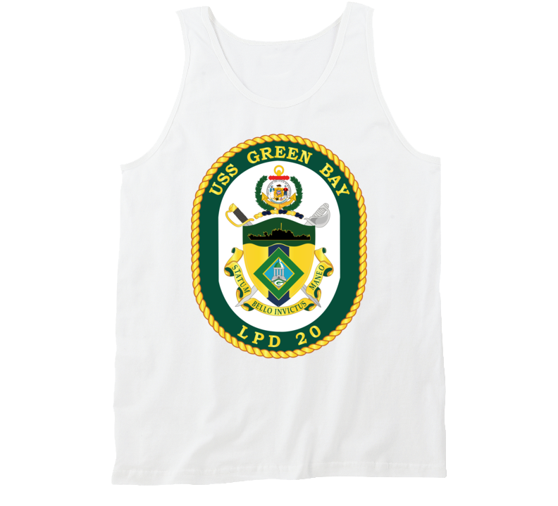 Navy - Uss Green Bay (lpd-20) Wo Txt Tanktop