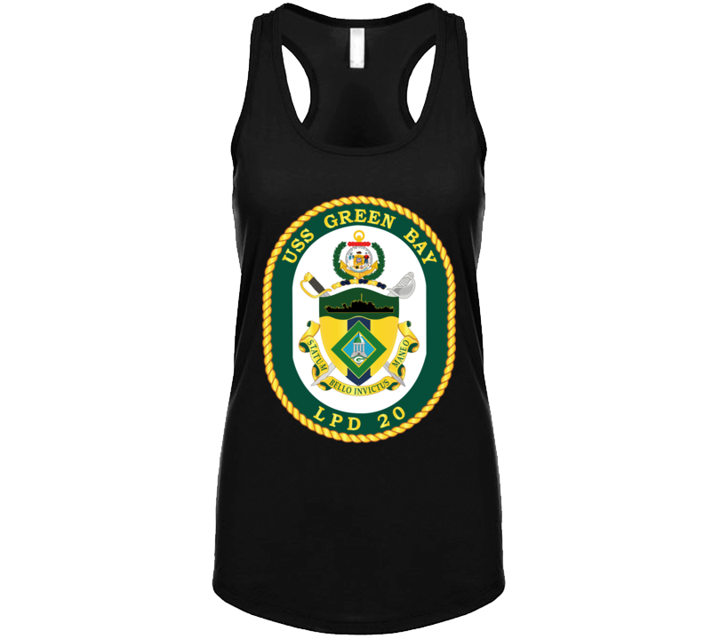 Navy - Uss Green Bay (lpd-20) Wo Txt Ladies Tanktop
