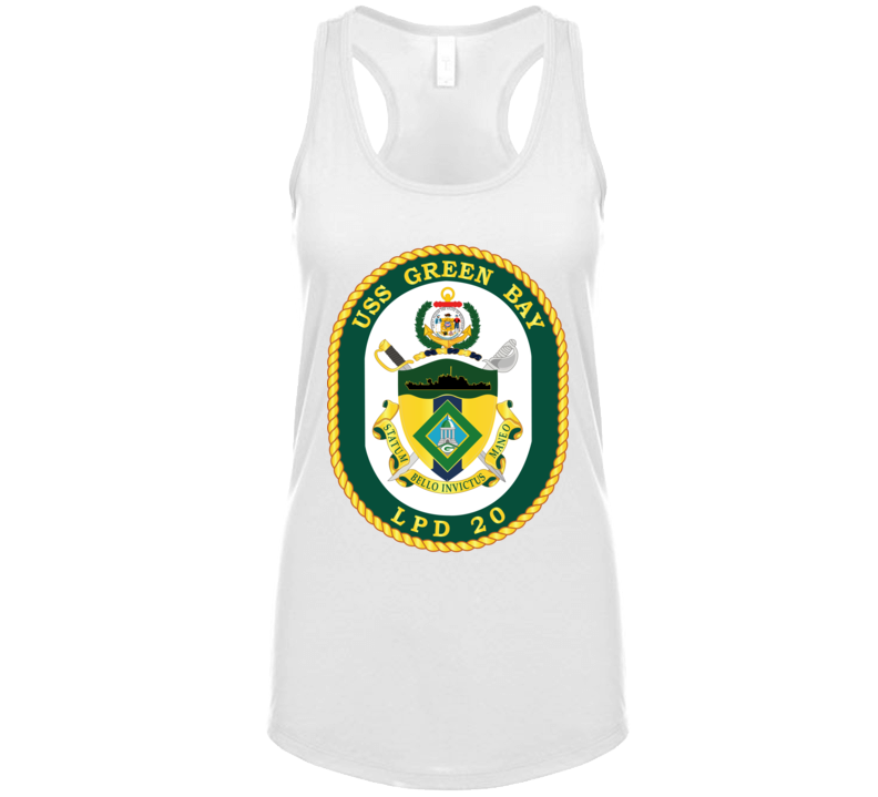 Navy - Uss Green Bay (lpd-20) Wo Txt Ladies Tanktop