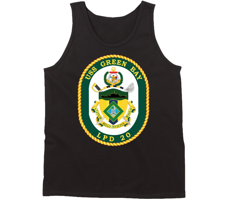 Navy - Uss Green Bay (lpd-20) Wo Txt Tanktop
