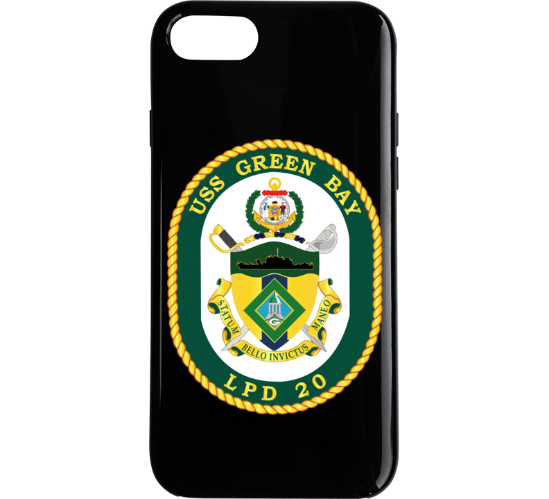 Navy - Uss Green Bay (lpd-20) Wo Txt Phone Case