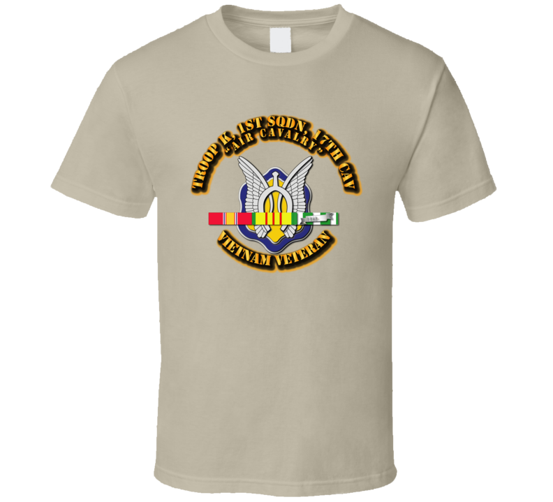 Troop K, 17th Cavalry W Svc T Shirt