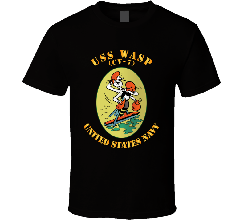 Navy - Uss Wasp (cv 7) T Shirt