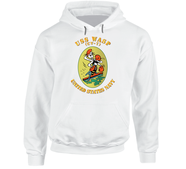 Navy - Uss Wasp (cv 7) Hoodie