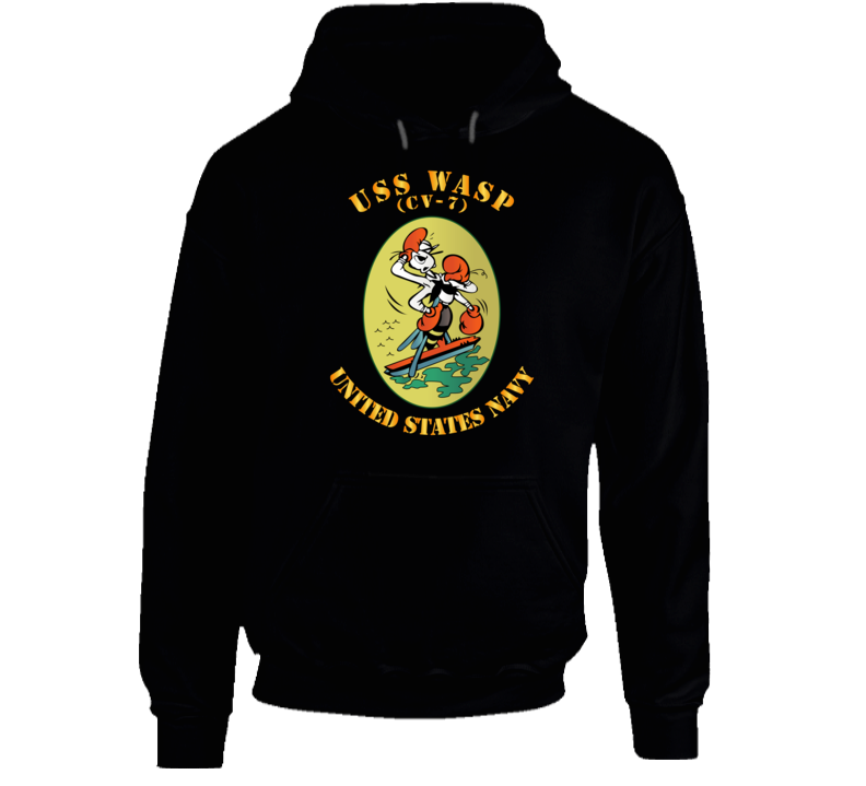 Navy - Uss Wasp (cv 7) Hoodie