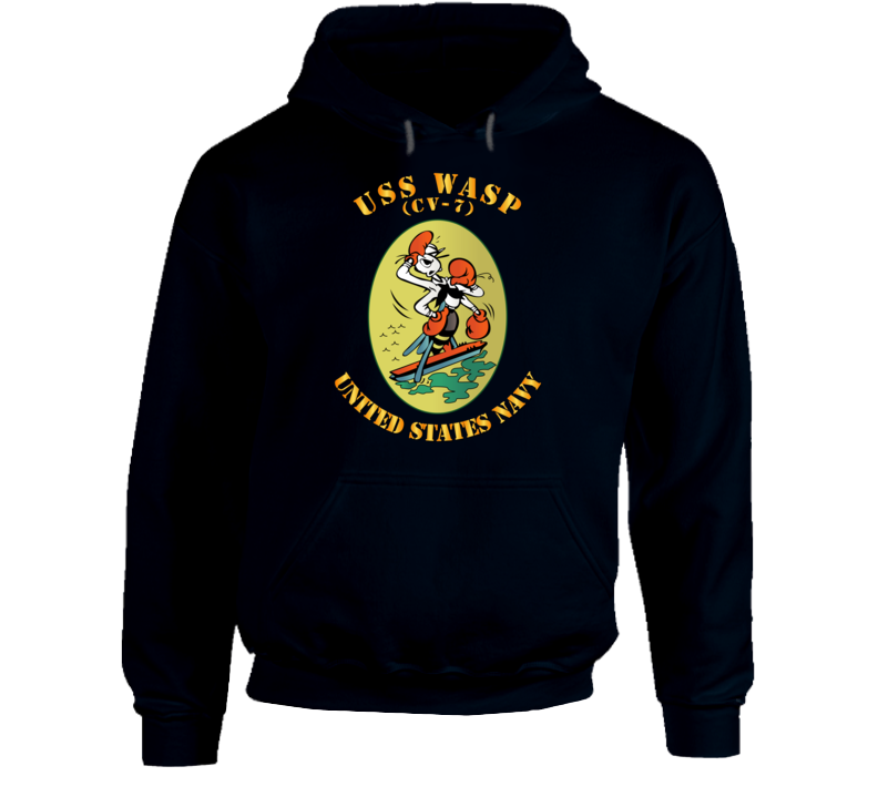 Navy - Uss Wasp (cv 7) Hoodie
