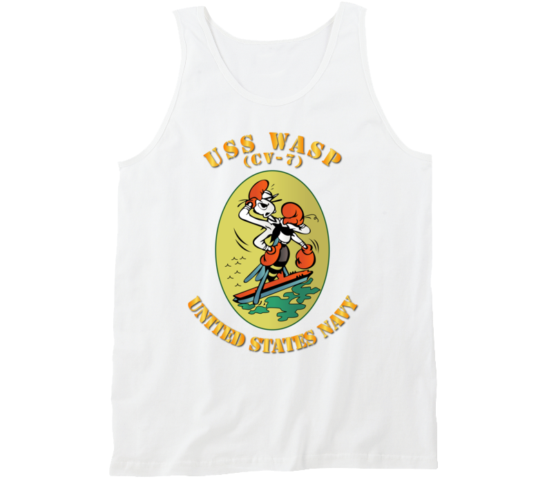 Navy - Uss Wasp (cv 7) Tanktop