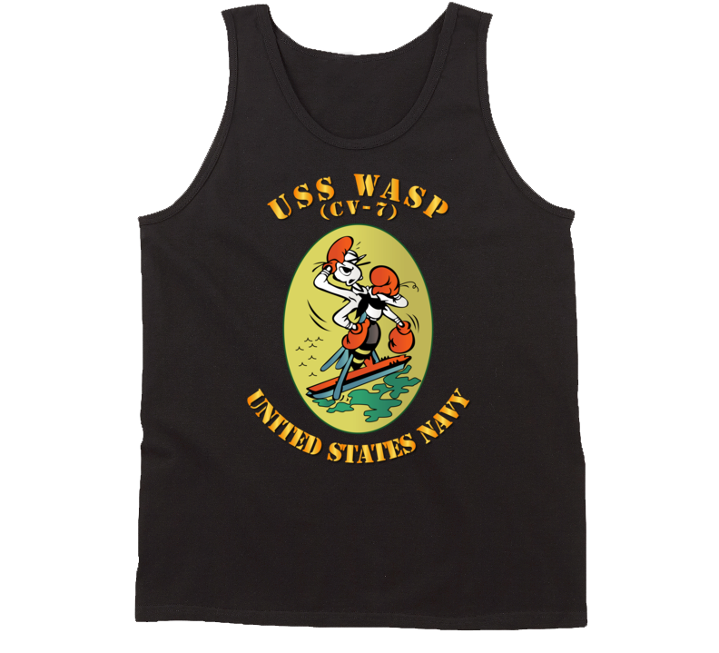 Navy - Uss Wasp (cv 7) Tanktop