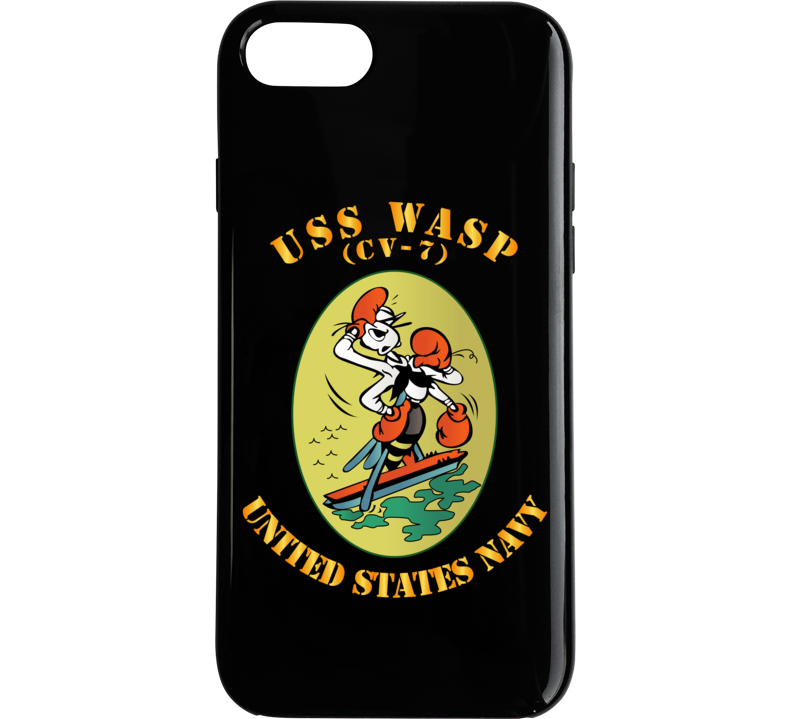 Navy - Uss Wasp (cv 7) Phone Case