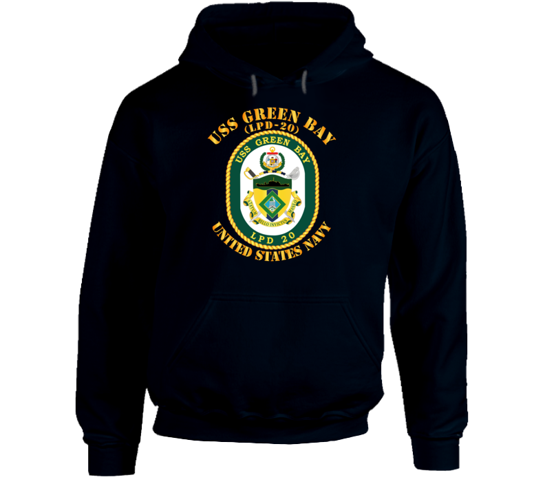 Navy - Uss Green Bay (lpd-20) Hoodie