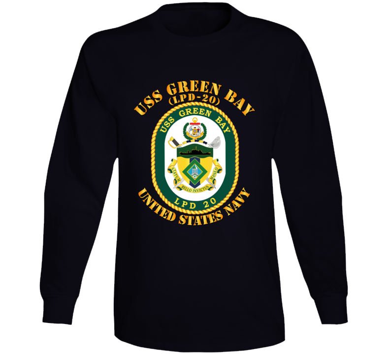 Navy - Uss Green Bay (lpd-20) Long Sleeve