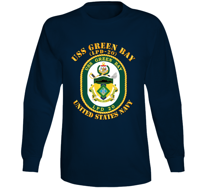 Navy - Uss Green Bay (lpd-20) Long Sleeve