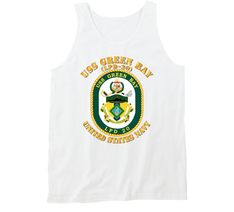 Navy - Uss Green Bay (lpd-20) Tanktop