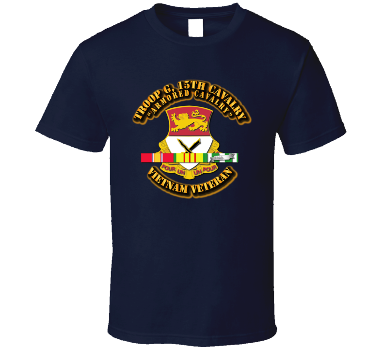 Troop G, 15th Cavalry w SVC Ribbons T Shirt
