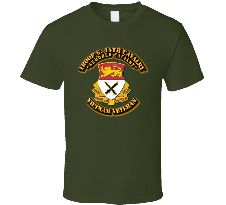 Troop G, 15th Cavalry Wo Svc Ribbons T Shirt