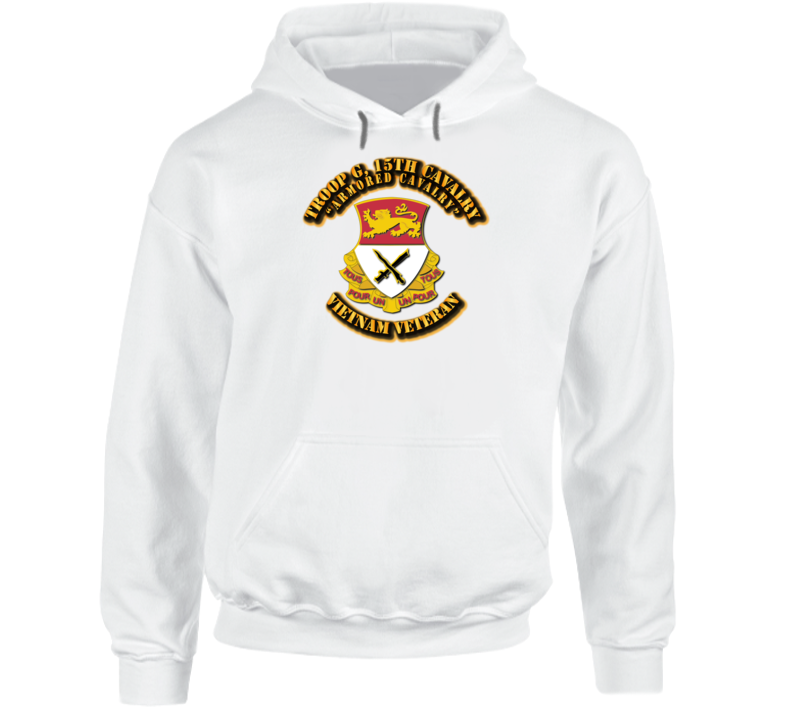 Troop G, 15th Cavalry Wo Svc Ribbons Hoodie