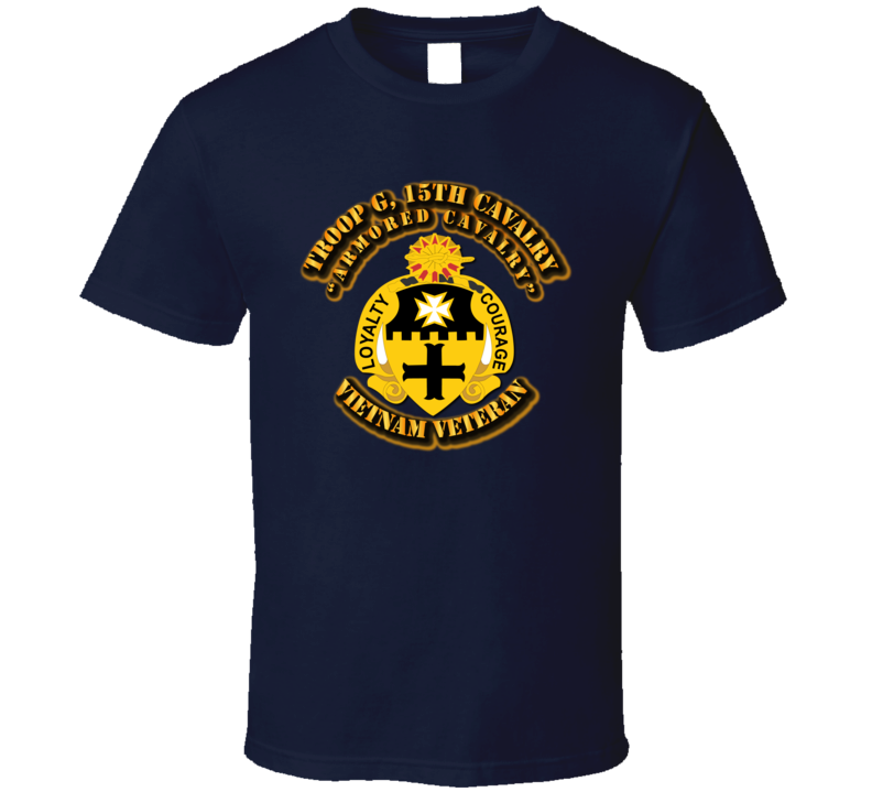 Troop G, 5th Cavalry (armored Cavalry) No Svc Ribbons T Shirt