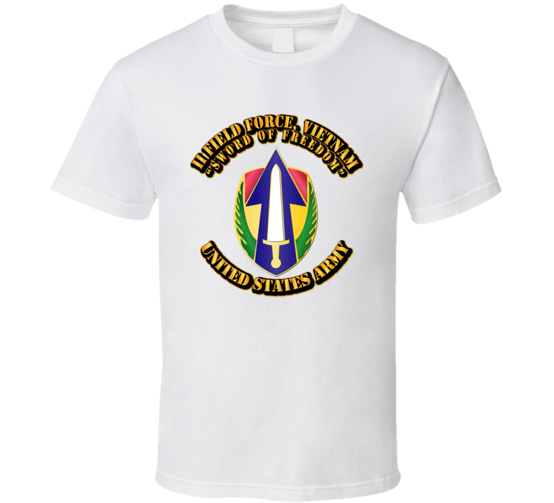 Dui - Ii Field Force - Vietnam W Text - Cp T Shirt