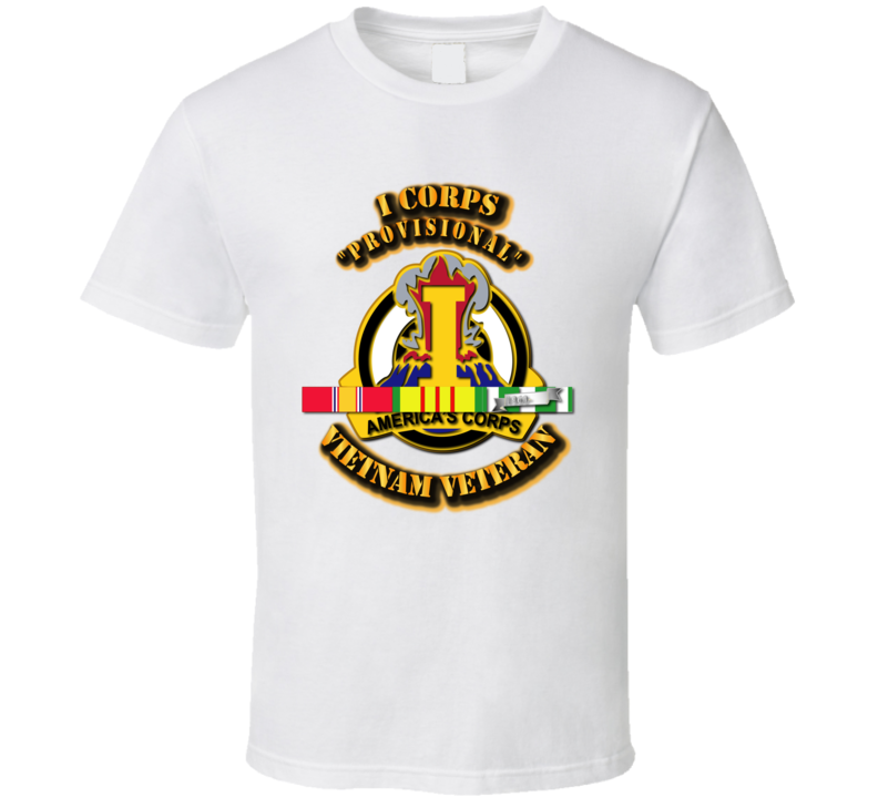 Dui - I Corps With Svc Ribbon T Shirt
