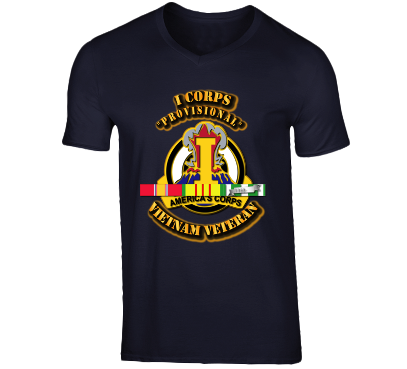 Dui - I Corps With Svc Ribbon V-neck