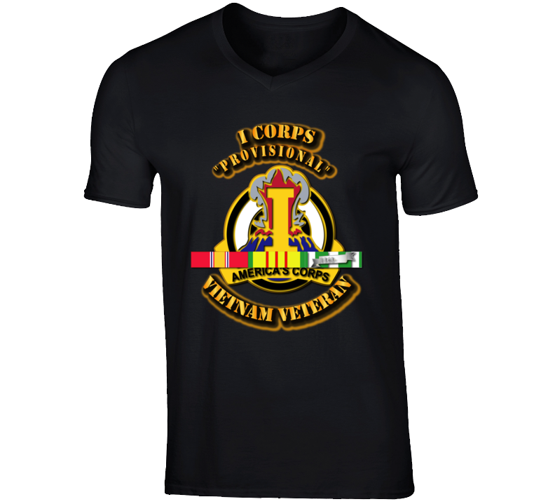 Dui - I Corps With Svc Ribbon V-neck