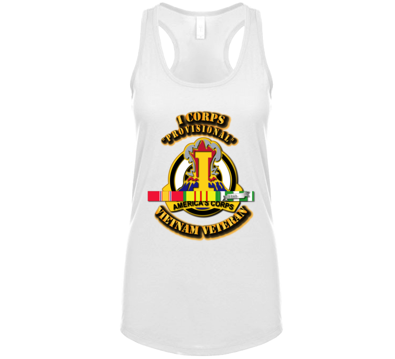 Dui - I Corps With Svc Ribbon Ladies Tanktop
