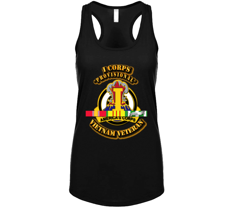 Dui - I Corps With Svc Ribbon Ladies Tanktop